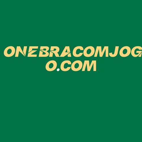 Logo da ONEBRACOMJOGO